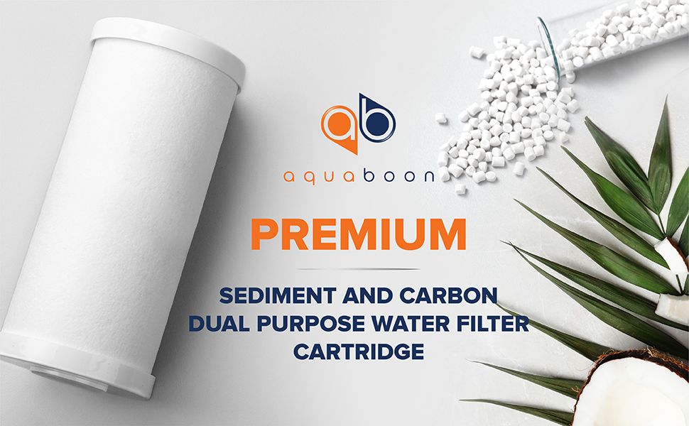 Aquaboon 1 Micron Carbon Block Water Filter